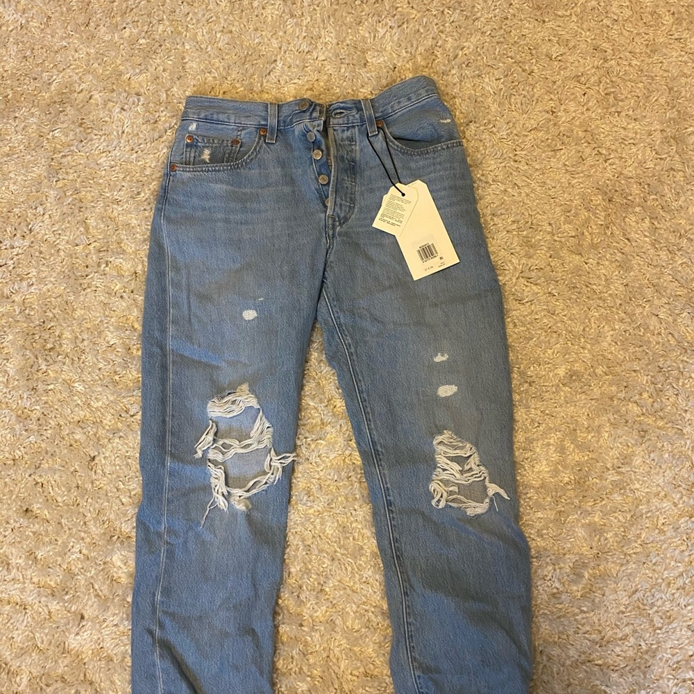 Levi’s ripped jeans- size 27 length 26